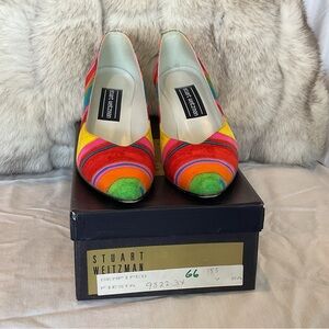 7AA, 7N Stuart Weitzman Multicolor Heels